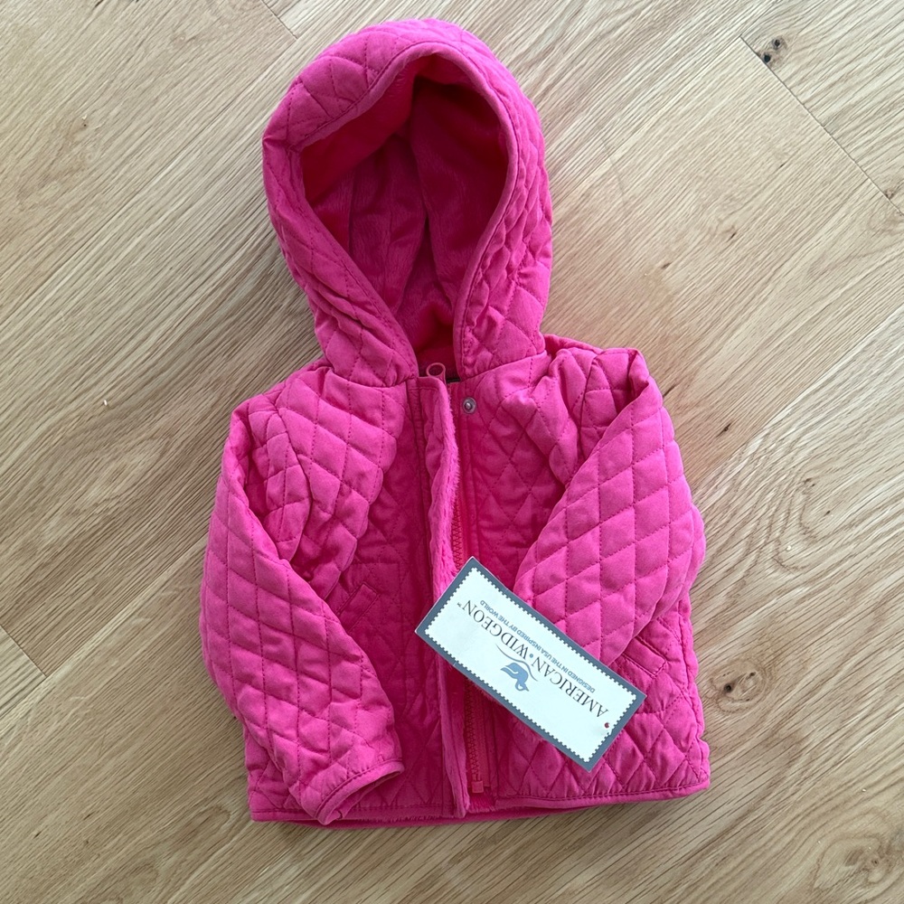 NWT American Widgeon quilted barn jacket size 9m